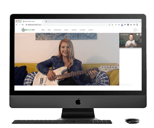 Live online music coaching session