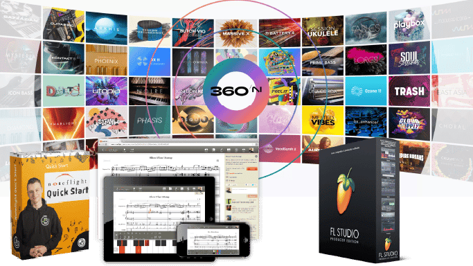 Music creation software bundle
